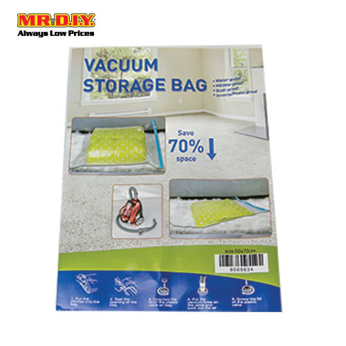 (MR.DIY) Travel Resealable Vacuum Plastic Storage Bag With Valve (50cm X 70cm) - Image 7