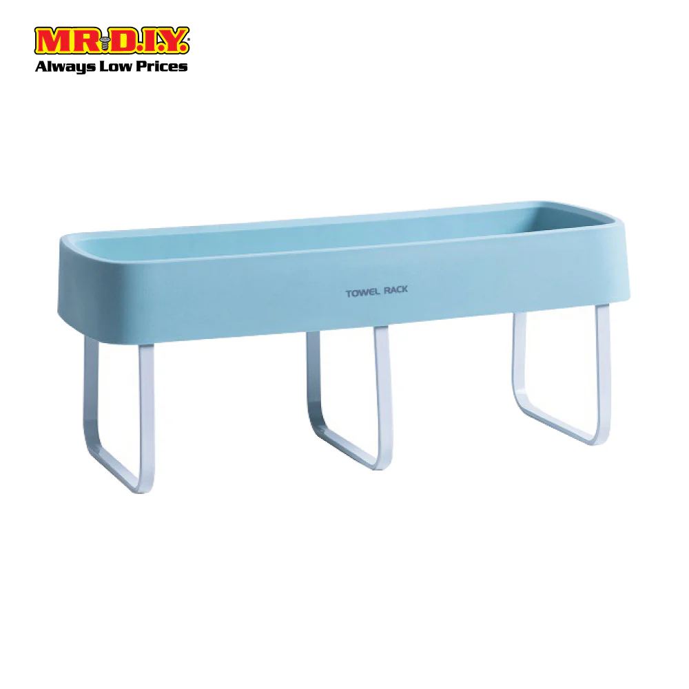 (MR.DIY) Wall-Mounted Bath Rack-Cyan - Image 4