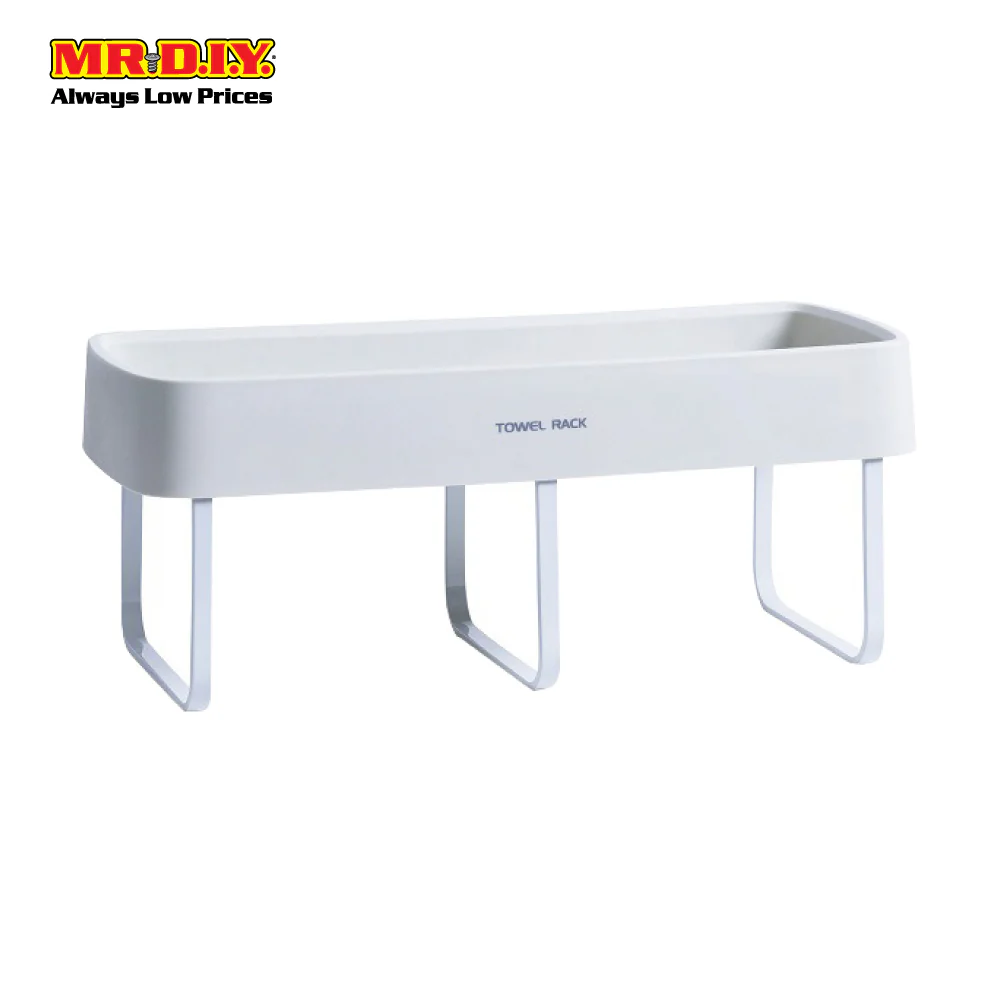 (MR.DIY) Wall-Mounted Bath Rack-Grey - Image 4