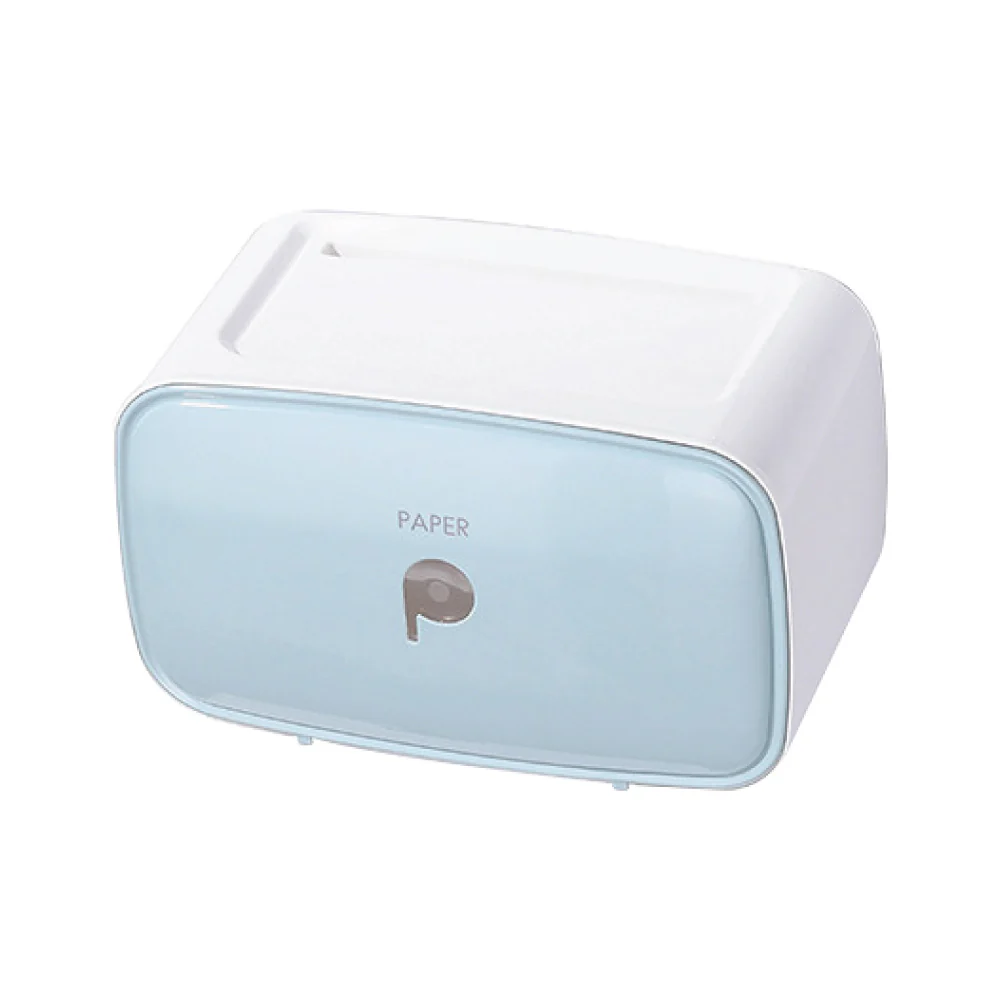 (MR.DIY) Wall-Mounted Tissue Box-Cyan - Image 2