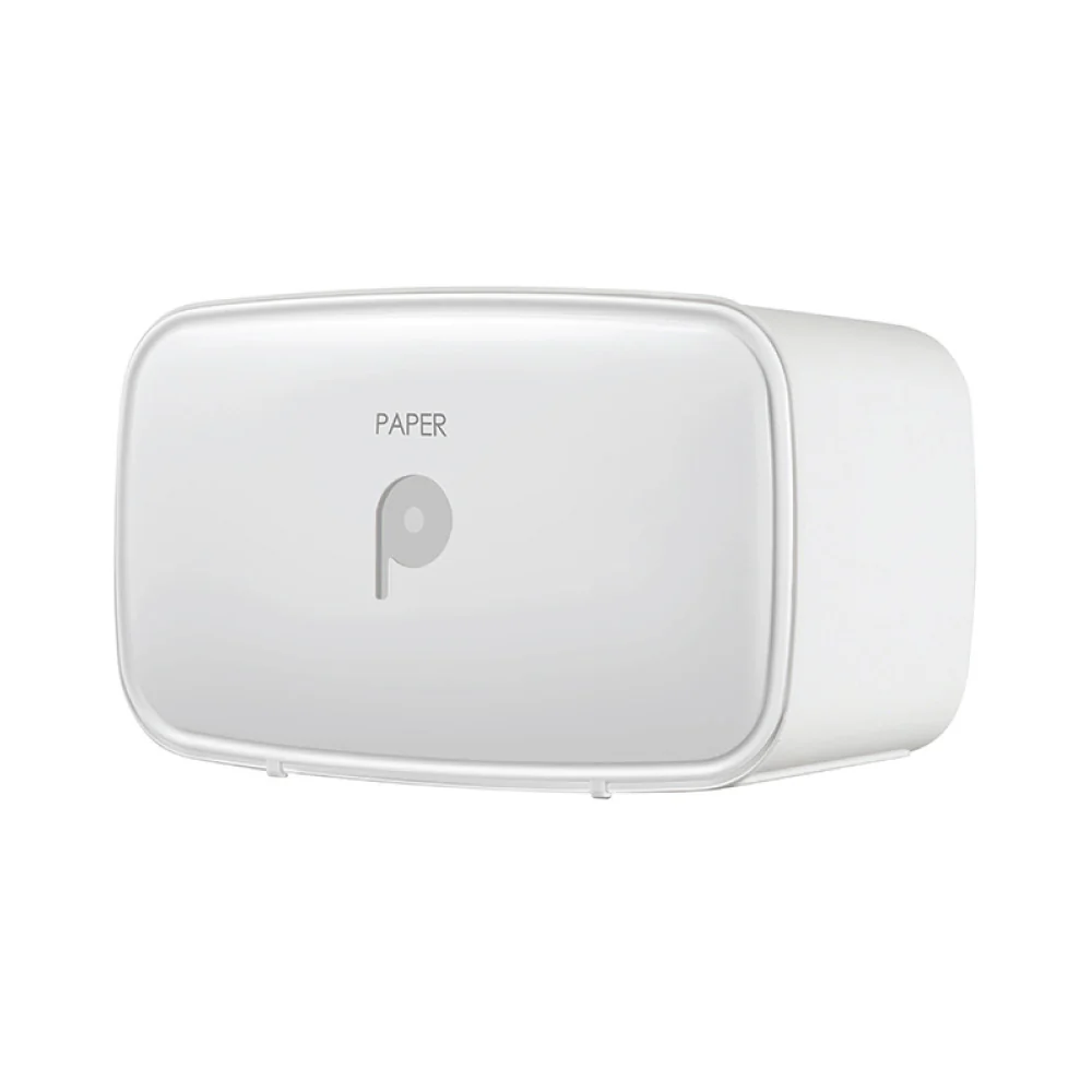 (PRE-ORDER DELIVERS ON 01 JAN) Wall-Mounted Tissue Box-White - Image 2