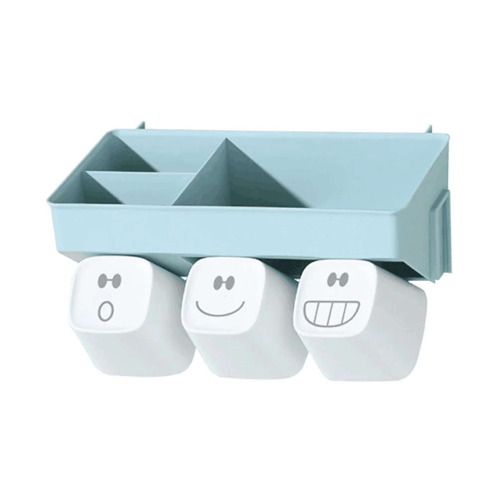 (MR.DIY) Wall-Mounted Toothbrush Holder-Cyan - Image 2