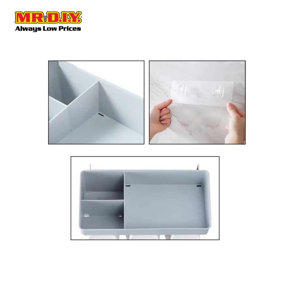 (MR.DIY) Wall-Mounted Toothbrush Holder-Cyan - Image 6