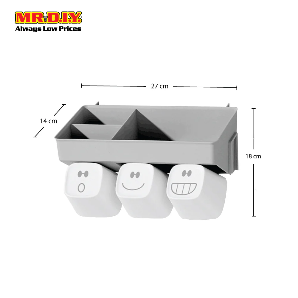 (MR.DIY) Wall-Mounted Toothbrush Holder-Pink - Image 10