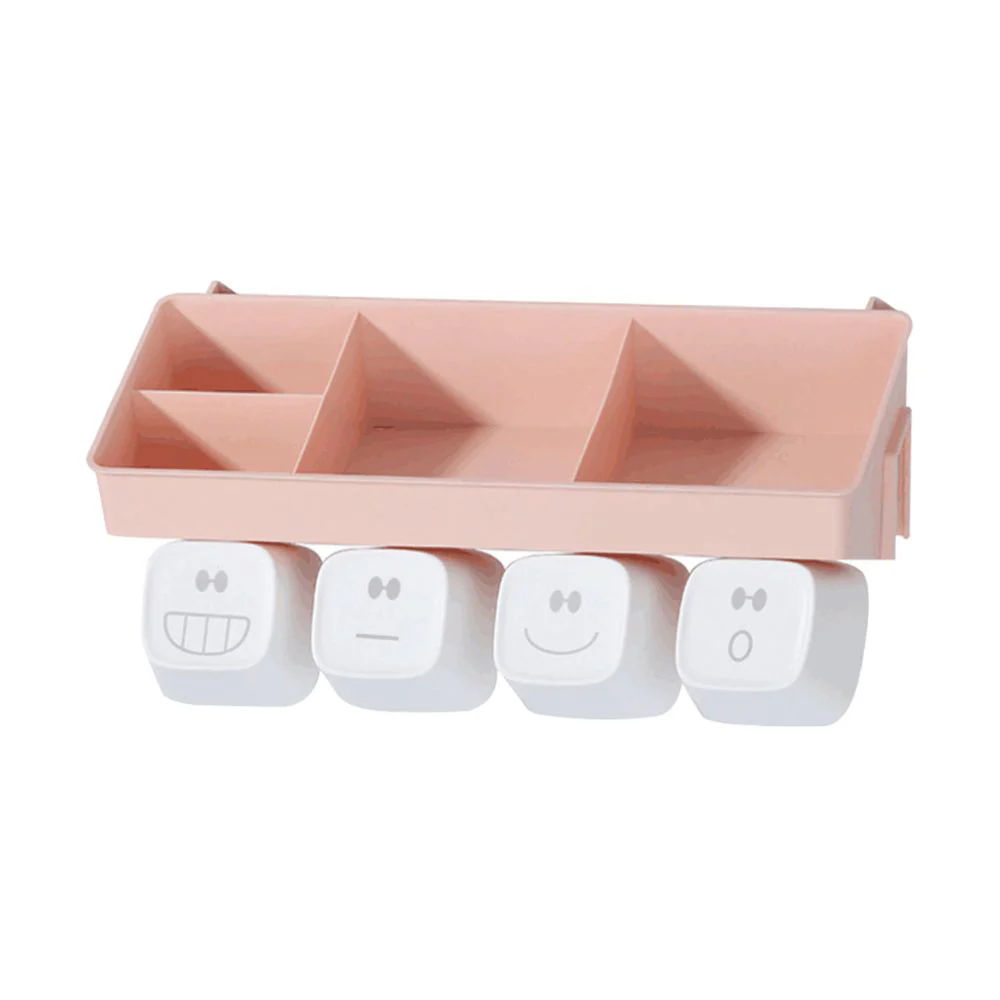 (MR.DIY) Wall-Mounted Toothbrush Holder-Pink - Image 2