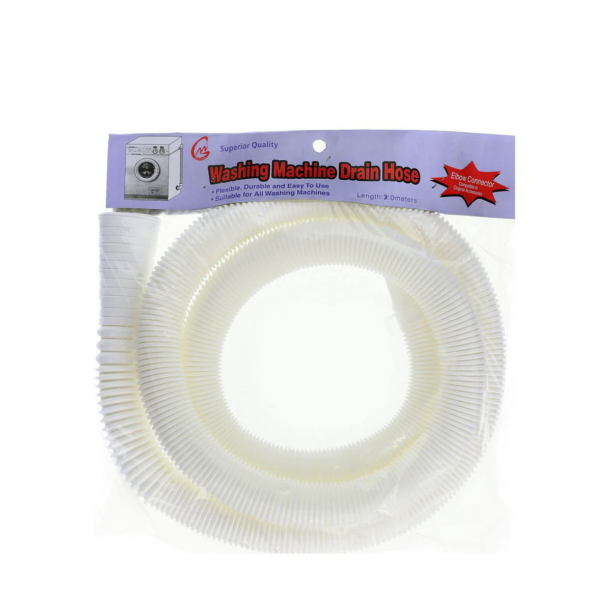 (MR.DIY) Washing Machine Drain Hose 2m - Image 3