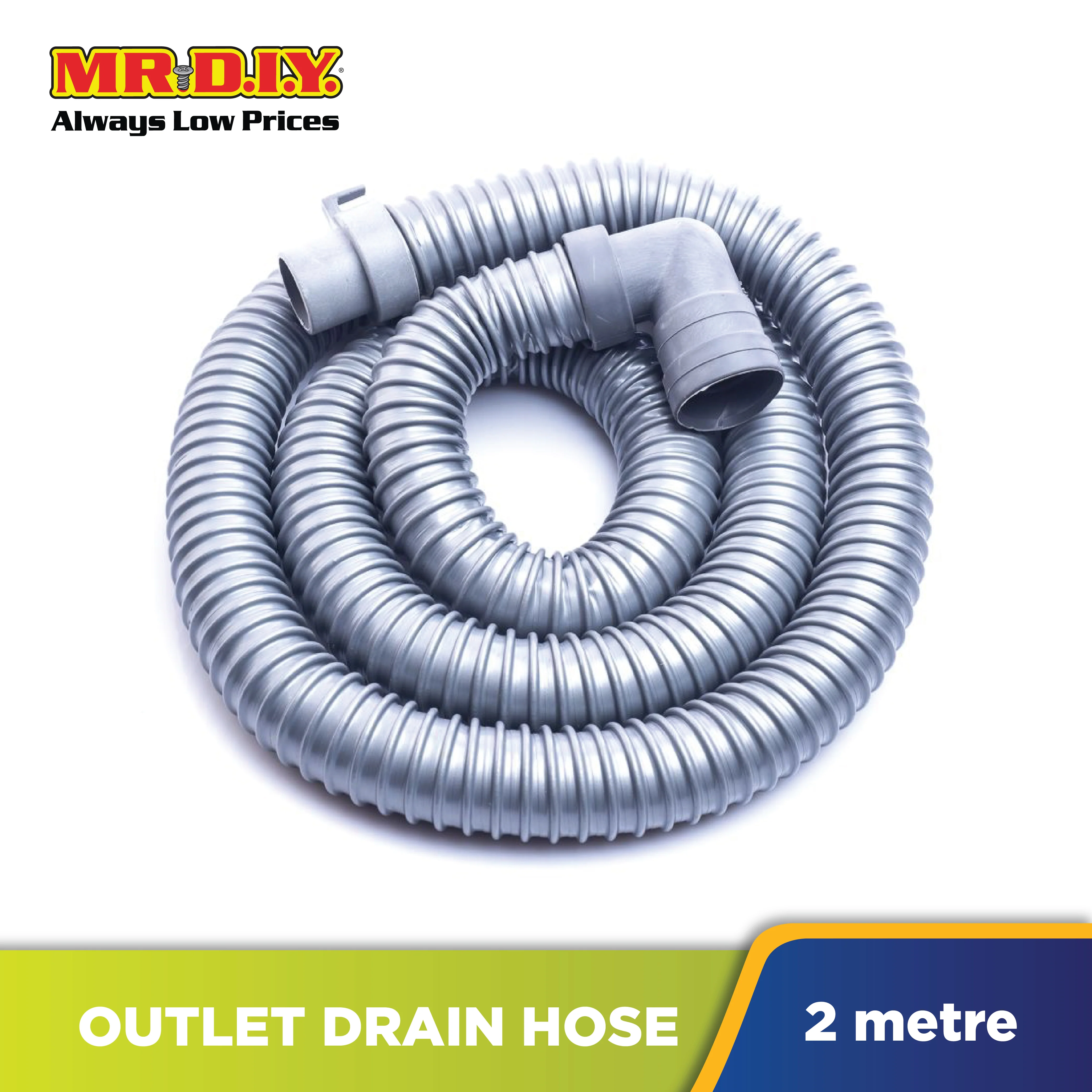 (MR.DIY) Washing Machine Outlet Drain Hose (2m) - Image 2