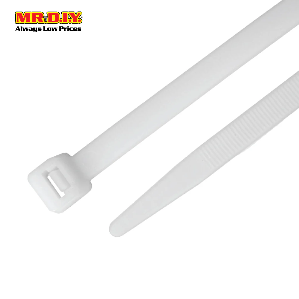 (MR.DIY) White Cable Ties (4mm x 20cm) 100pcs - Image 5