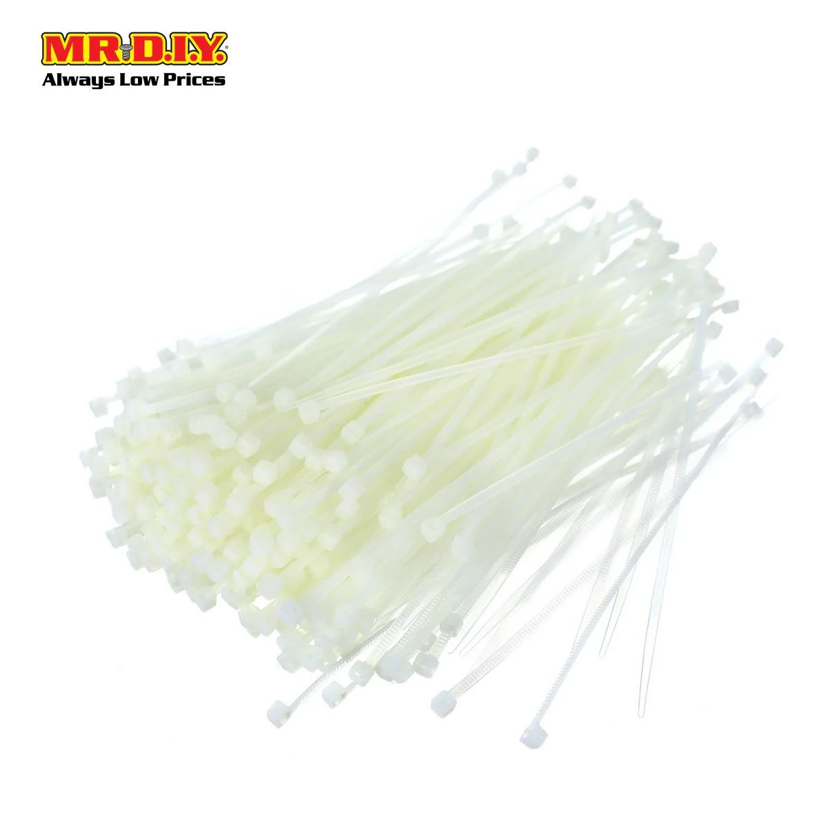 (MR.DIY) White Cable Ties (4mm x 15cm) 500pcs - Image 2