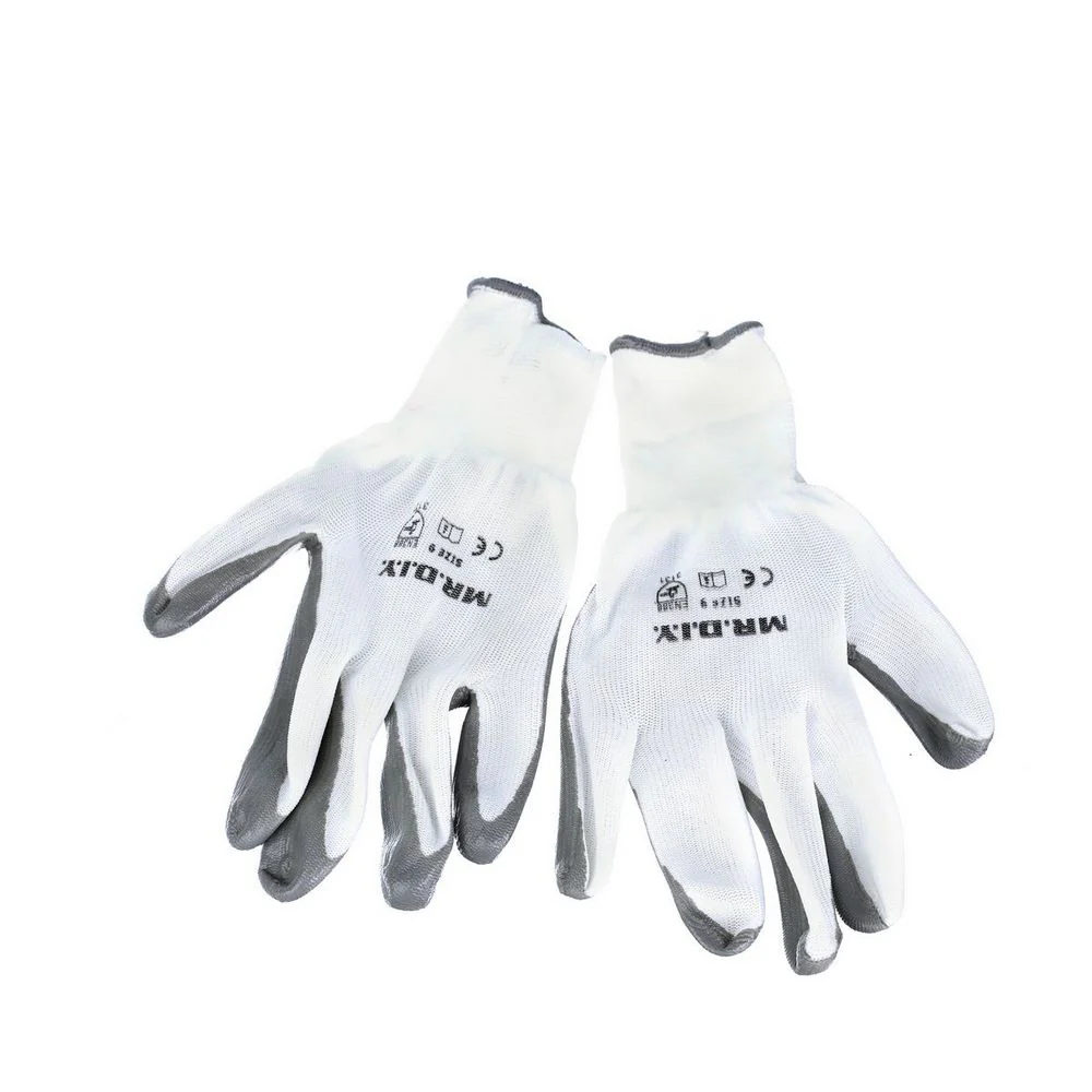 (MR.DIY) White Nutrile Glove Size 9 - Image 3
