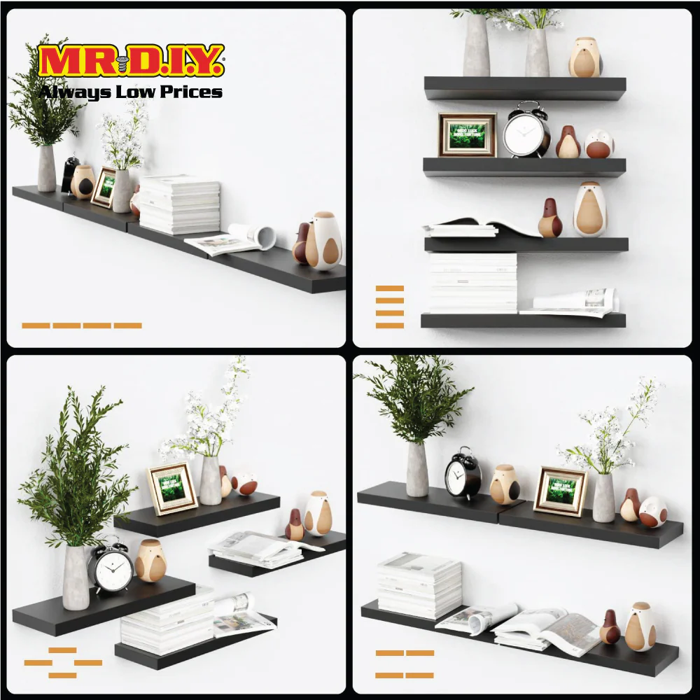 (MR.DIY) Wood Board Pb Decoration 60x19.5x1.5cm (Black) - Image 4