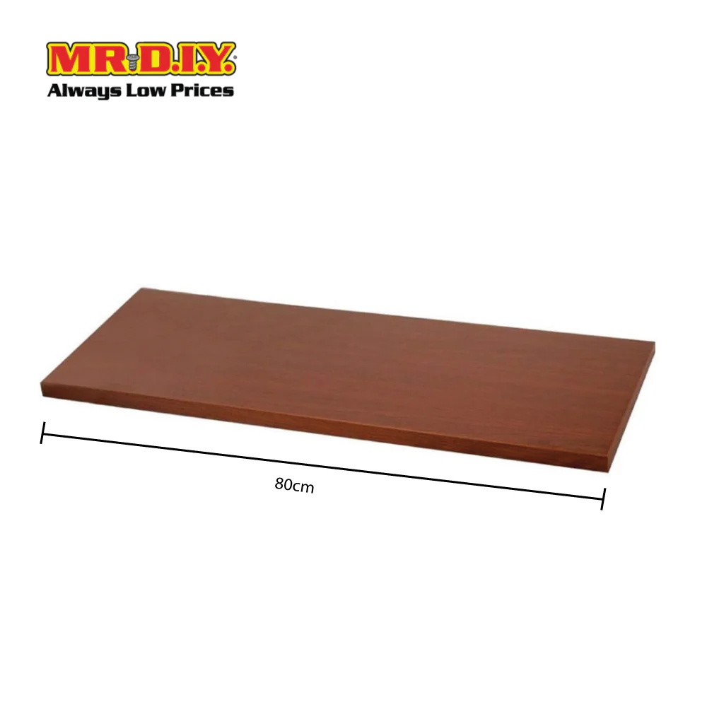 (MR.DIY) Wood Board Pb Decoration 80x19.5x1.5cm (Maroon) - Image 4