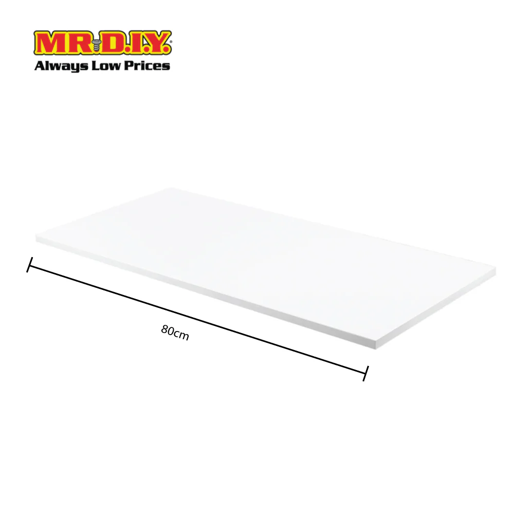 (MR.DIY) Wood Board Pb Decoration 80x19.5x1.5cm (White) - Image 4