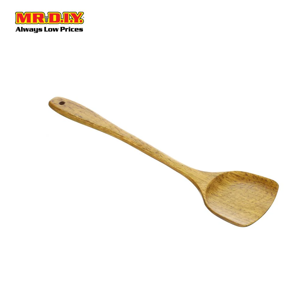 (MR.DIY) Wood Frying Ladle 39cm - Image 2