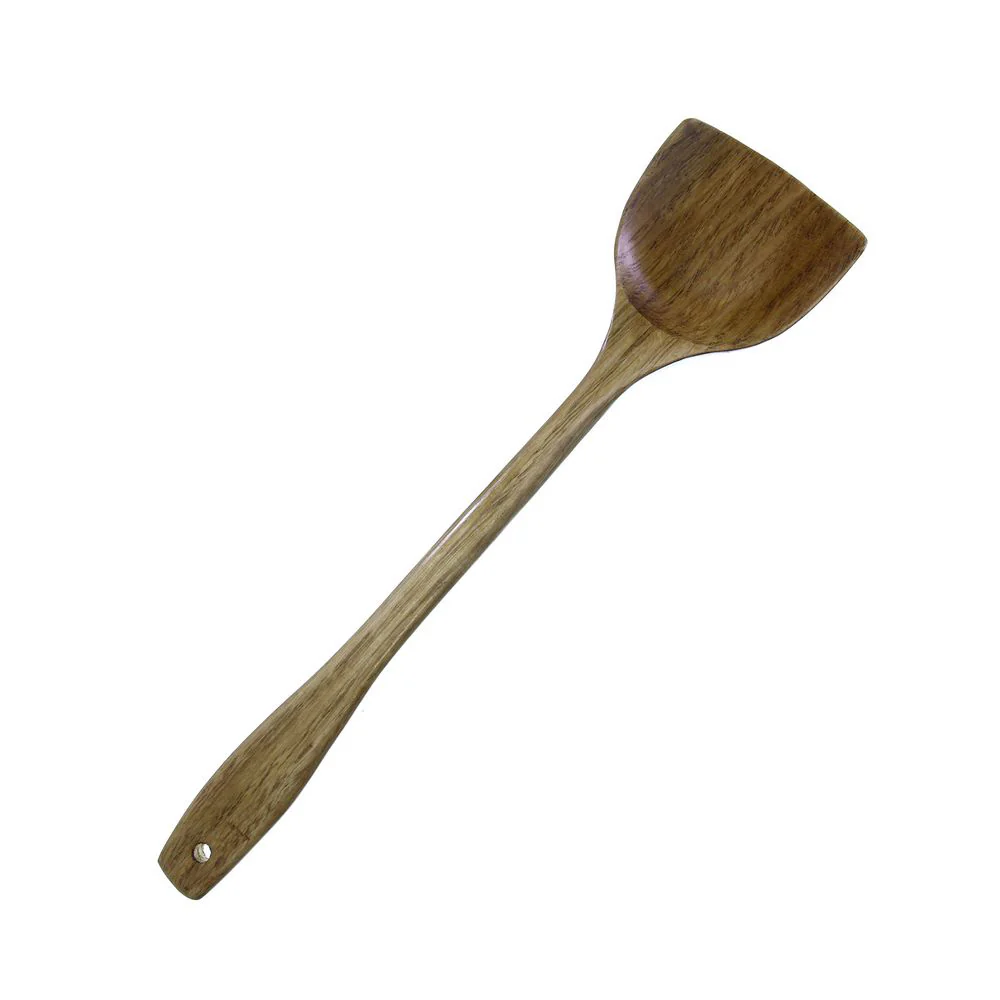 (MR.DIY) Wood Frying Ladle 39cm - Image 3