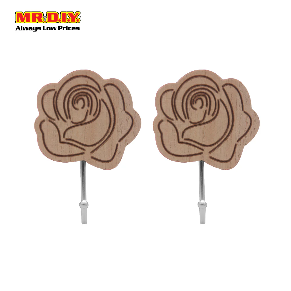 (MR.DIY) Wooden Hook HY-0705 - Image 2