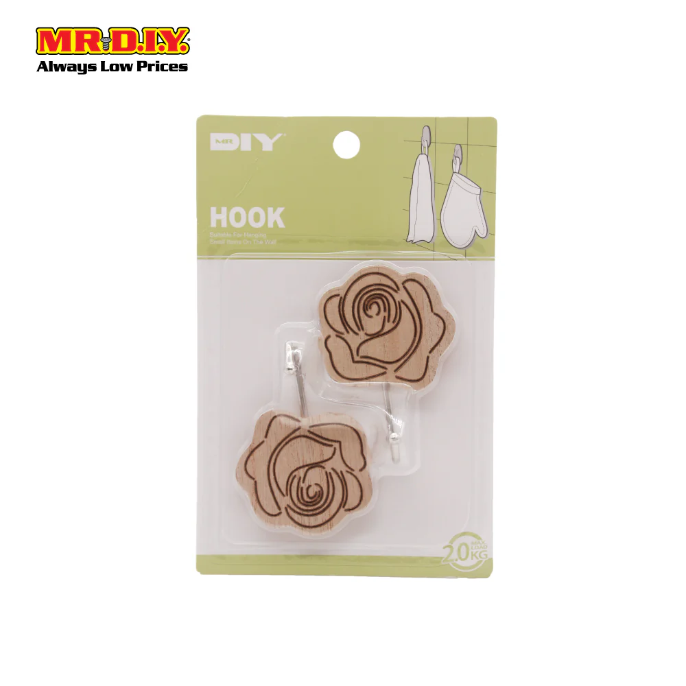 (MR.DIY) Wooden Hook HY-0705 - Image 3