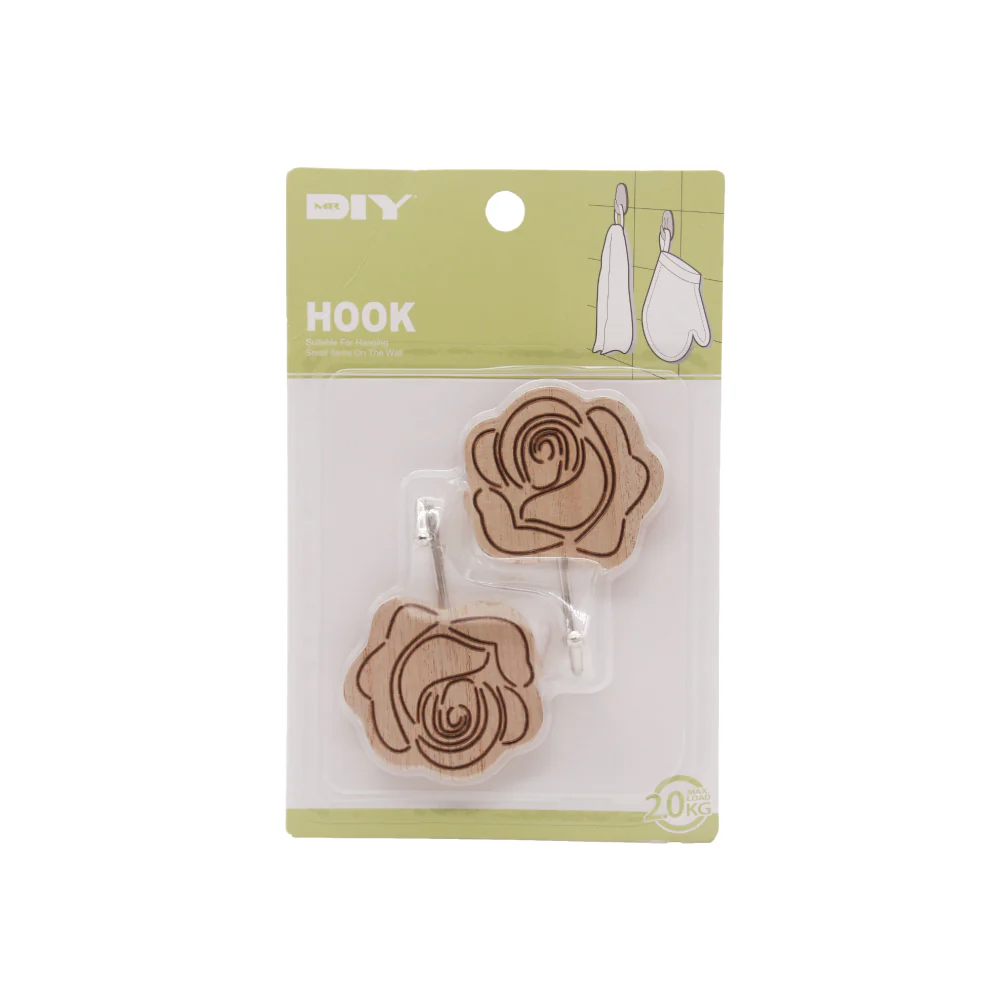 (MR.DIY) Wooden Hook HY-0705 - Image 4