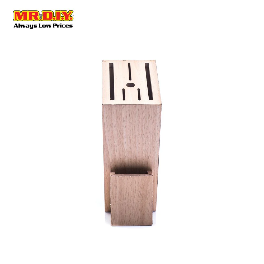 (MR.DIY) Wooden Knife Holder Stand Storage (1pc) - Image 2