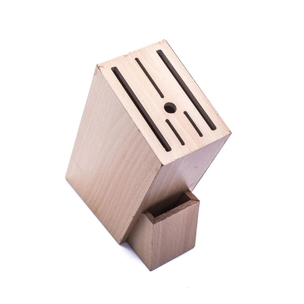 (MR.DIY) Wooden Knife Holder Stand Storage (1pc) - Image 3