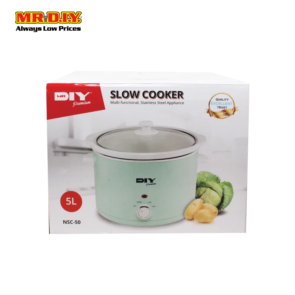 (MR.DIY) Slow Cooker 5.0L - Image 2