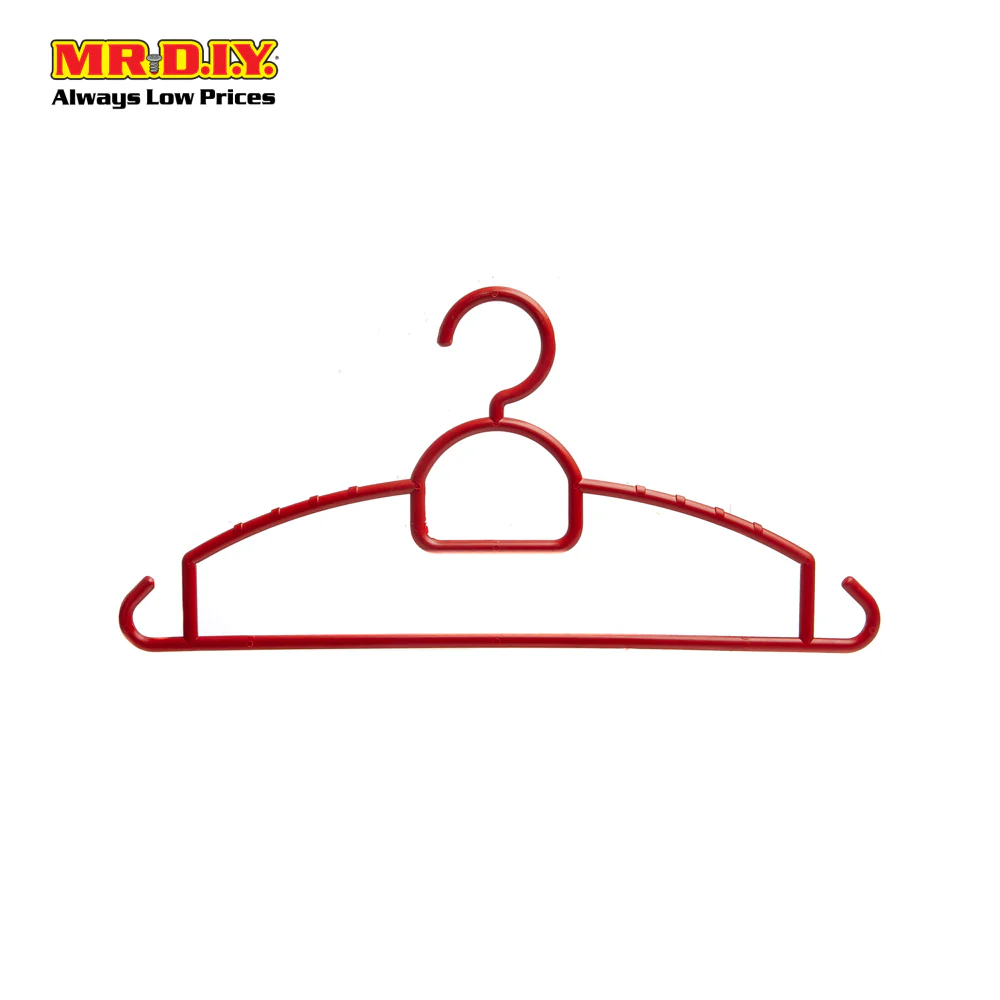 (MR.DIY) 6pcs Plastic X-Ware Clothes Hanger (H17.5xL36cm) - Image 5