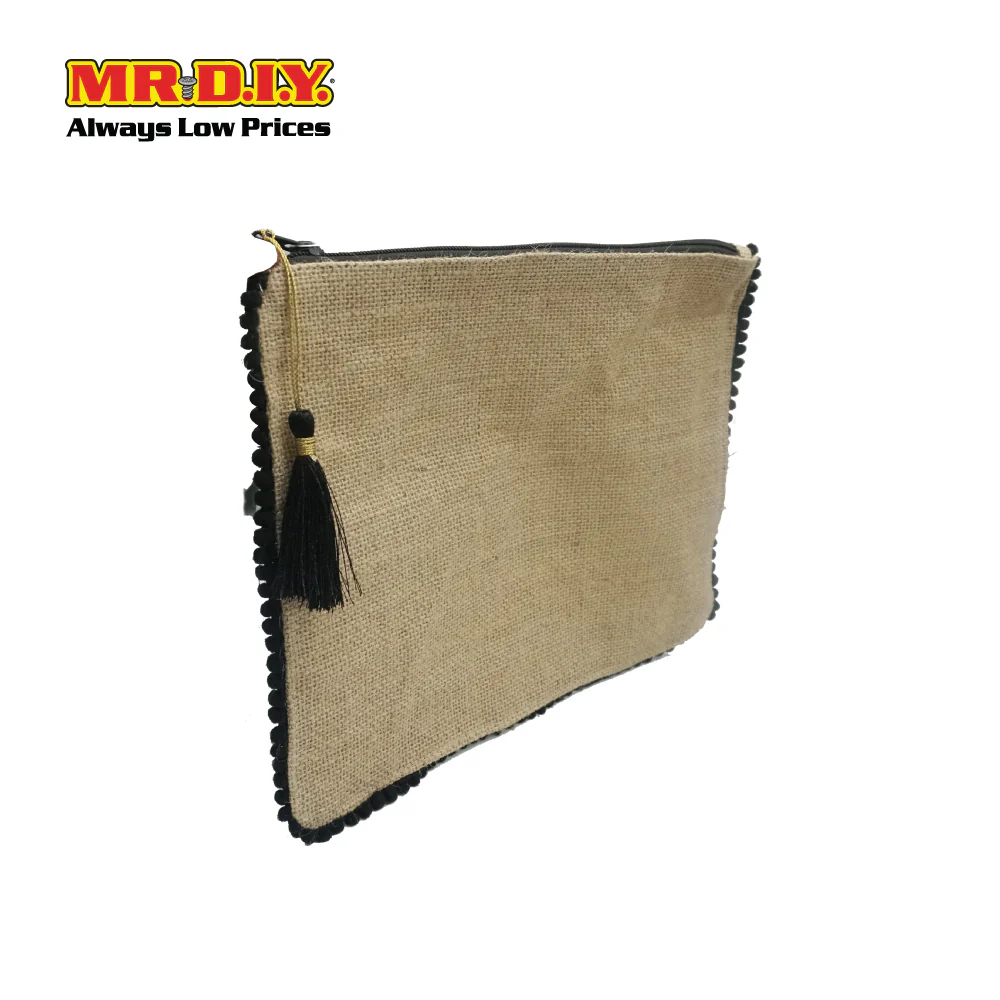 (MR.DIY) Laminated Jute Pouch (25 x 20 cm) - Image 3