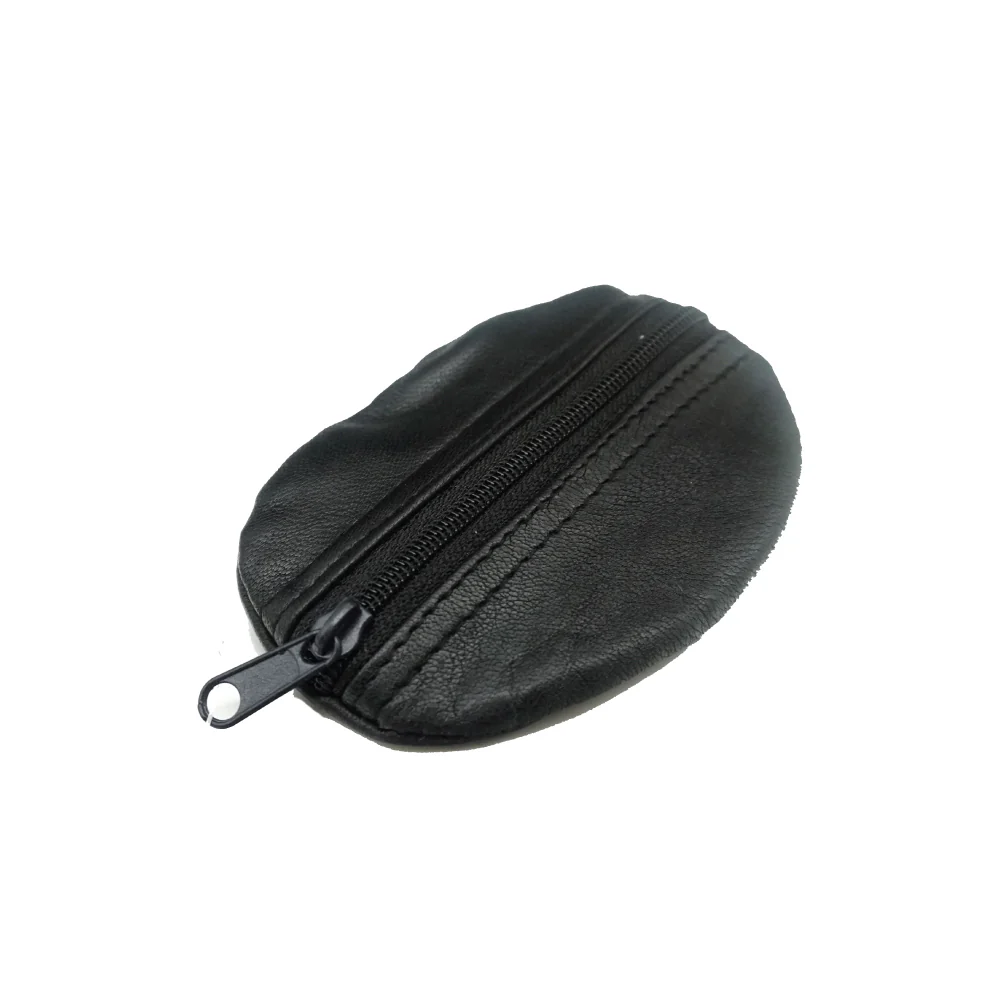 (MR.DIY) Round Leather Coin Purse (10 x 6 cm) - Image 2