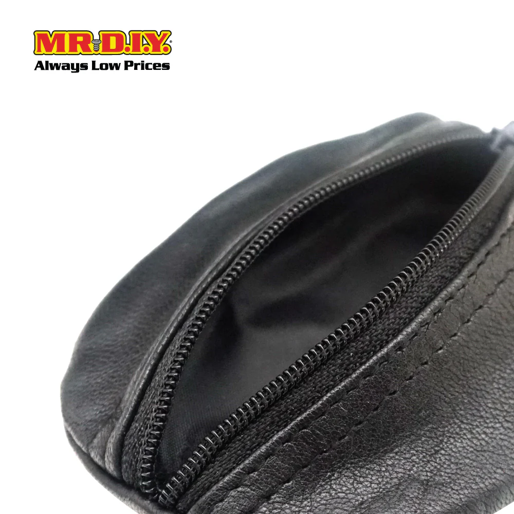 (MR.DIY) Round Leather Coin Purse (10 x 6 cm) - Image 3