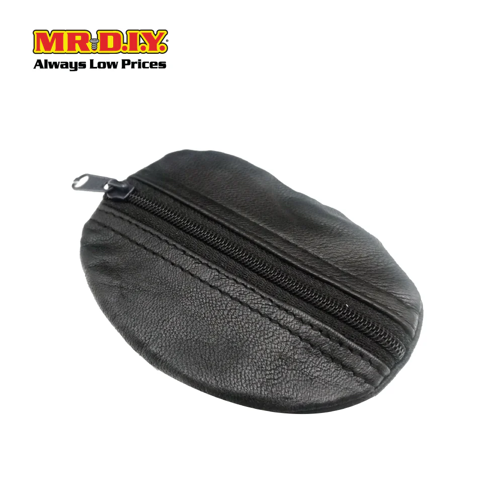 (MR.DIY) Round Leather Coin Purse (10 x 6 cm) - Image 4