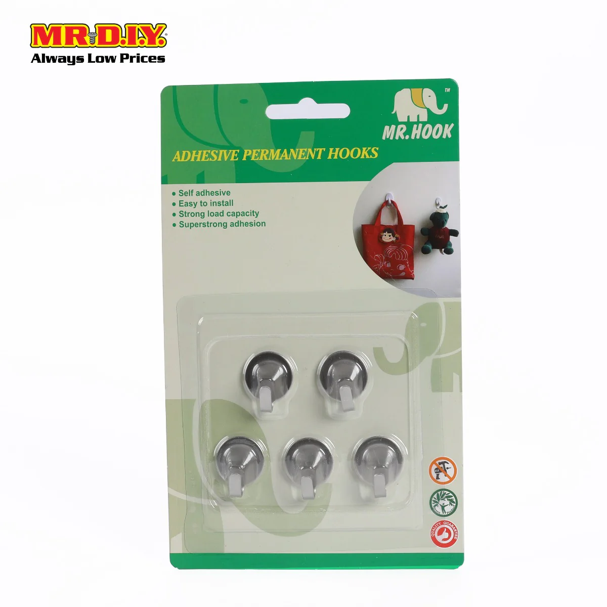 MR HOOK Adhesive Permanent Hooks HT09 - Image 5