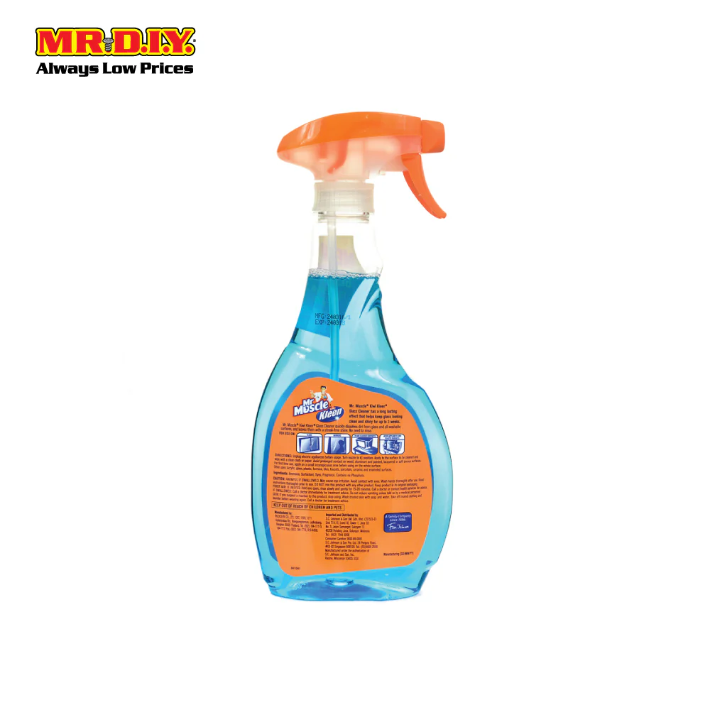 MR MUSCLE Kiwi Kleen Glass Cleaner Super Active (2 x 500ml) - Image 3