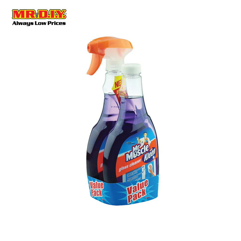 MR MUSCLE  Value Pack Kiwi Kleen Glass Cleaner Lavender (2 X 500ml) - Image 2