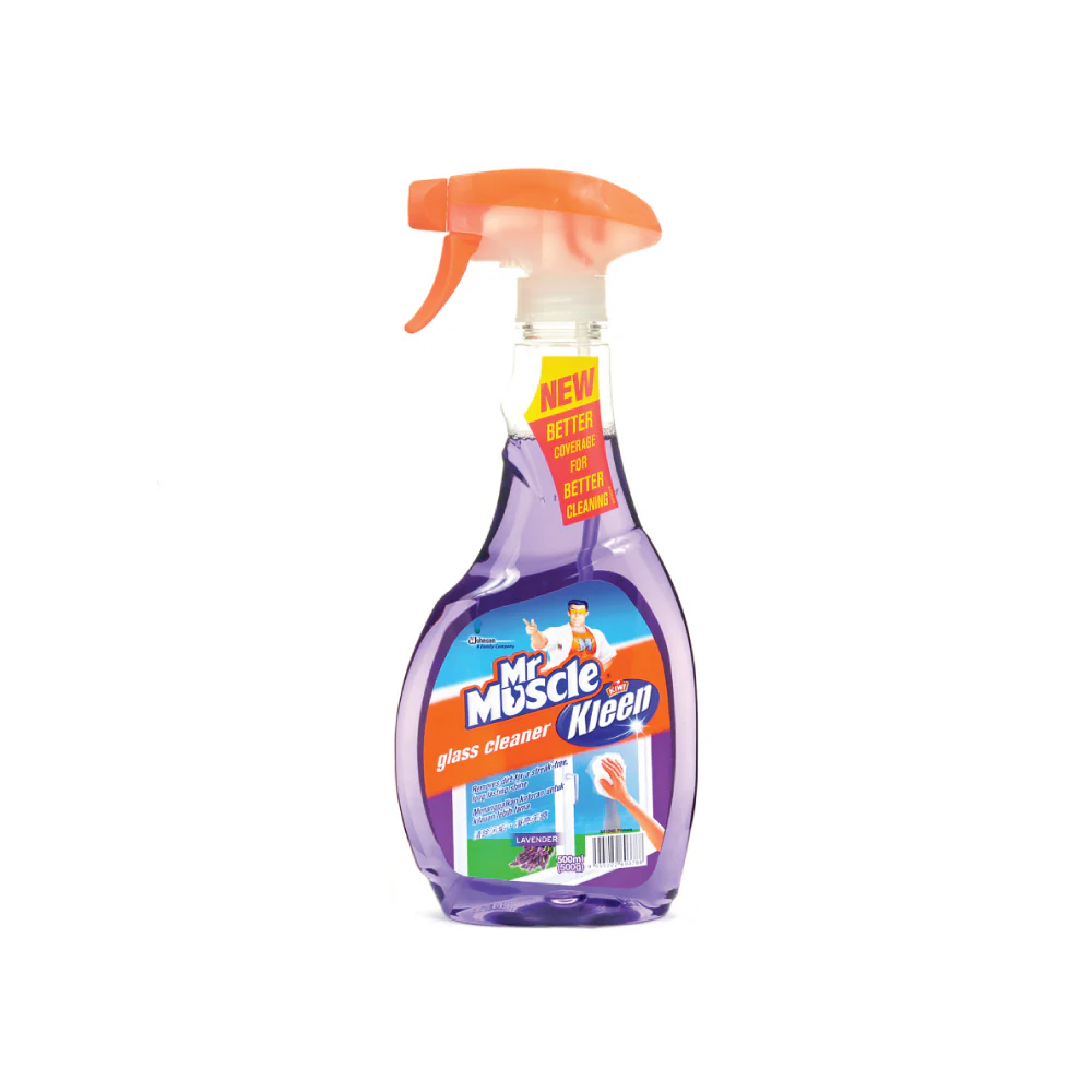 MR MUSCLE  Value Pack Kiwi Kleen Glass Cleaner Lavender (2 X 500ml) - Image 4