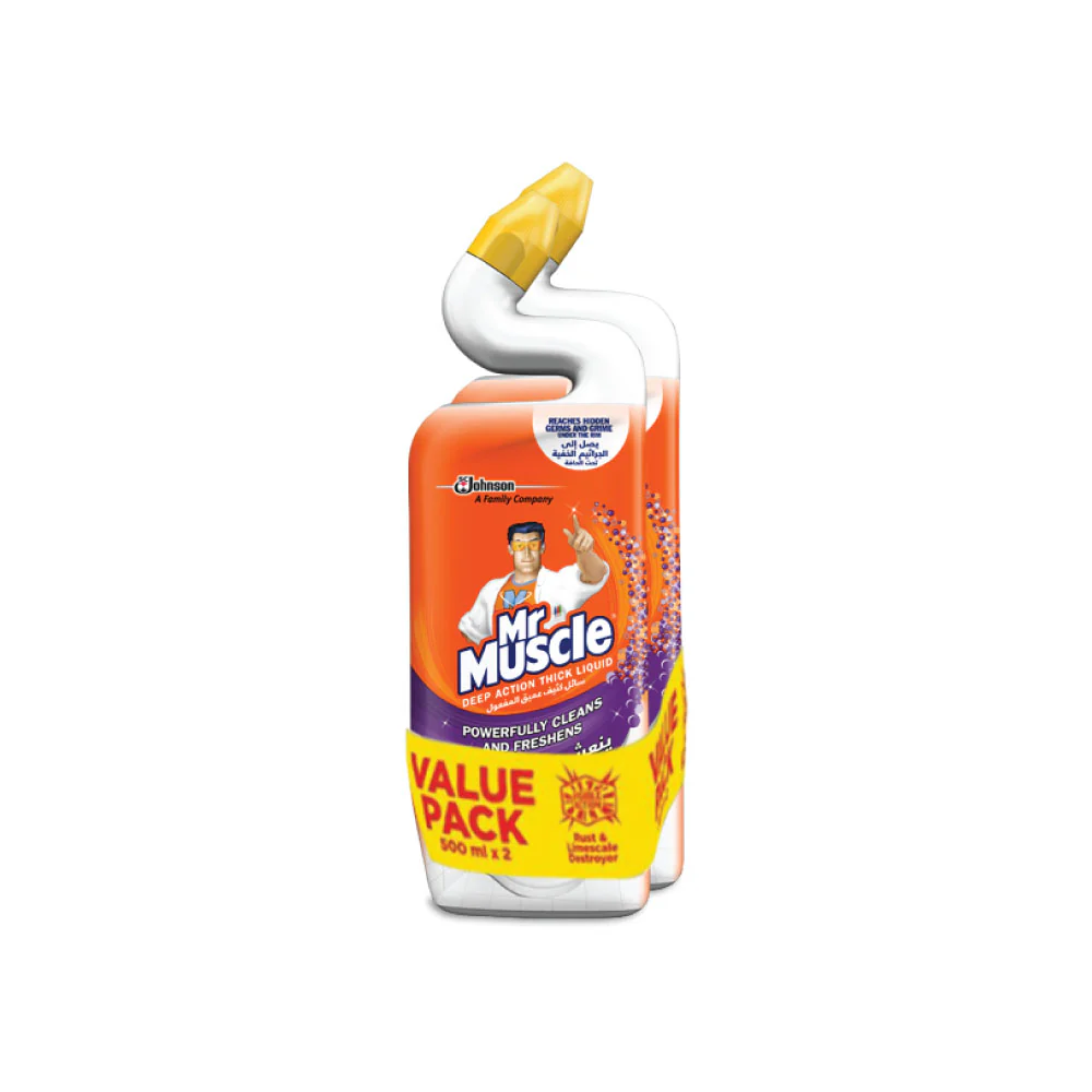 MR MUSCLE?Toilet Bowl Cleaner Lavendar (2 X 500ml) - Image 2