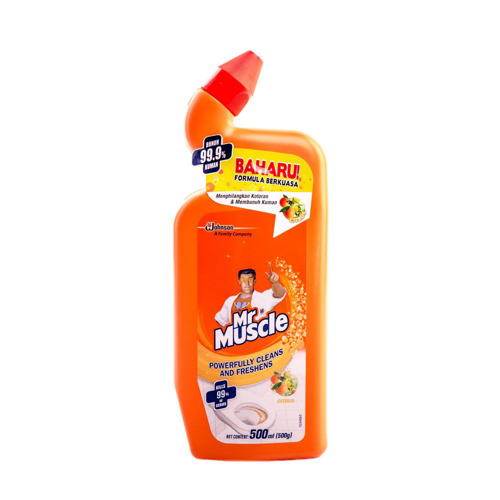MR MUSCLE Toilet Cleaner 500ml - Citrus - Image 3
