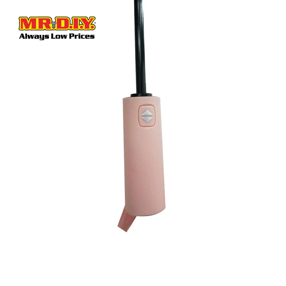 (MR.DIY) 12 Ribs Automatic Folding Large Umbrella - Light Pink - Color Series - Image 5