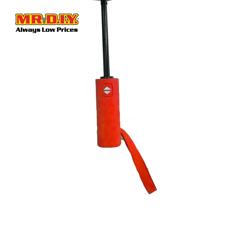 (MR.DIY) 12 Ribs Automatic Folding Large Umbrella - Red - Color Series - Image 4