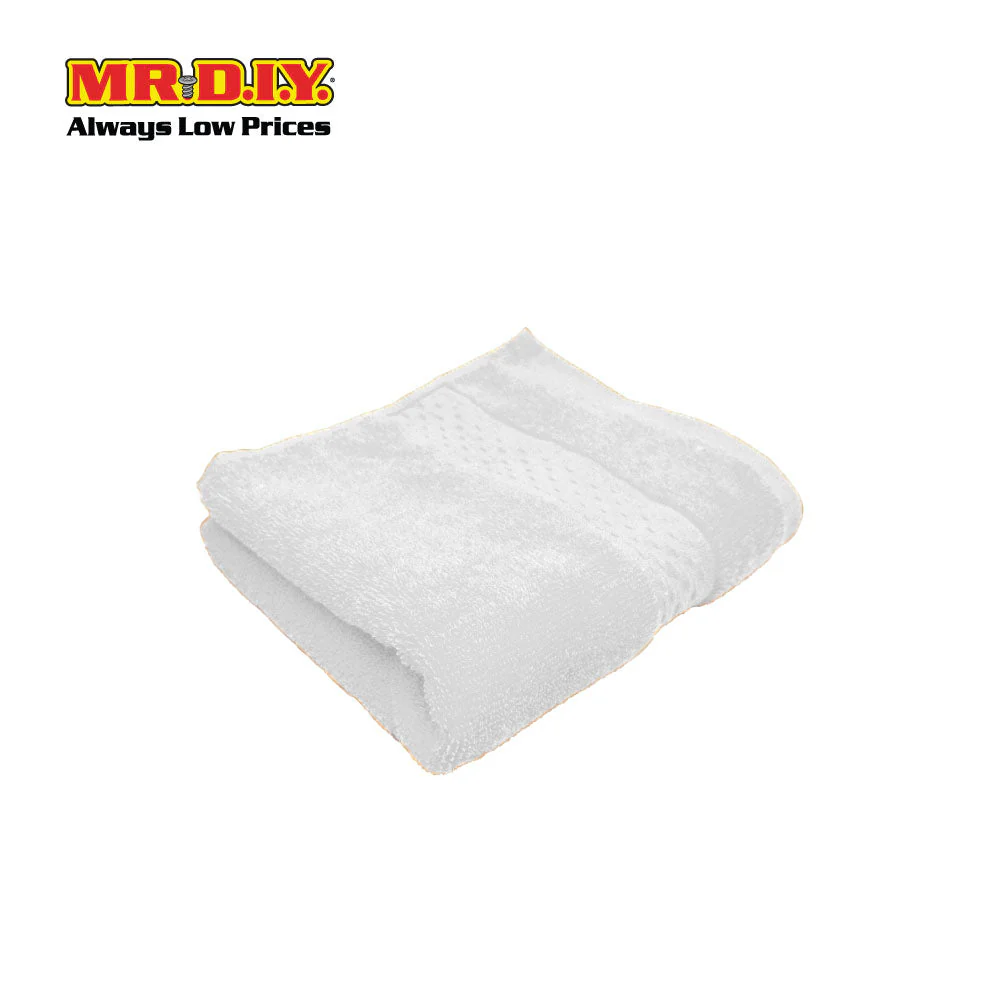 (MR.DIY) Absorbent Premium Cotton Bath Towel (70cmx140cm) - Off White - Color Series - Image 2