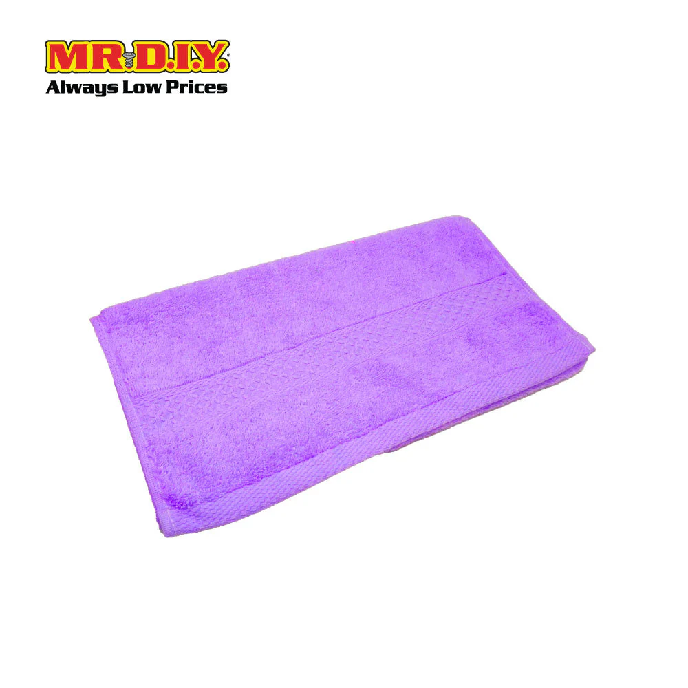(MR.DIY) Absorbent Premium Cotton Bath Towel (70cmx140cm) - Purple - Color Series - Image 3