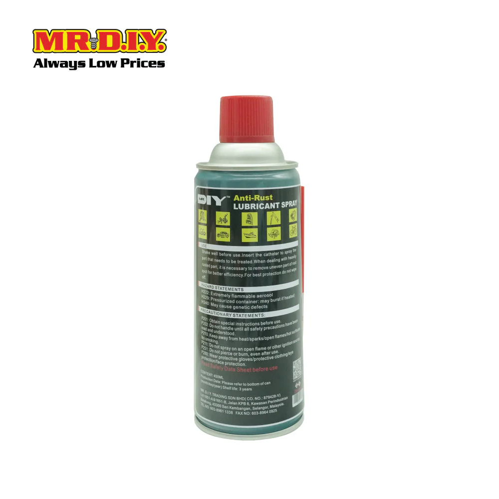 (MR.DIY) Anti-Rust Spray Lubricant (450ml) - Image 4