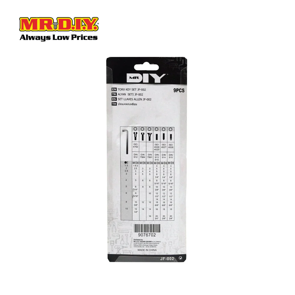 (MR.DIY) Ball Torx Key Set (30pcs) - Image 2