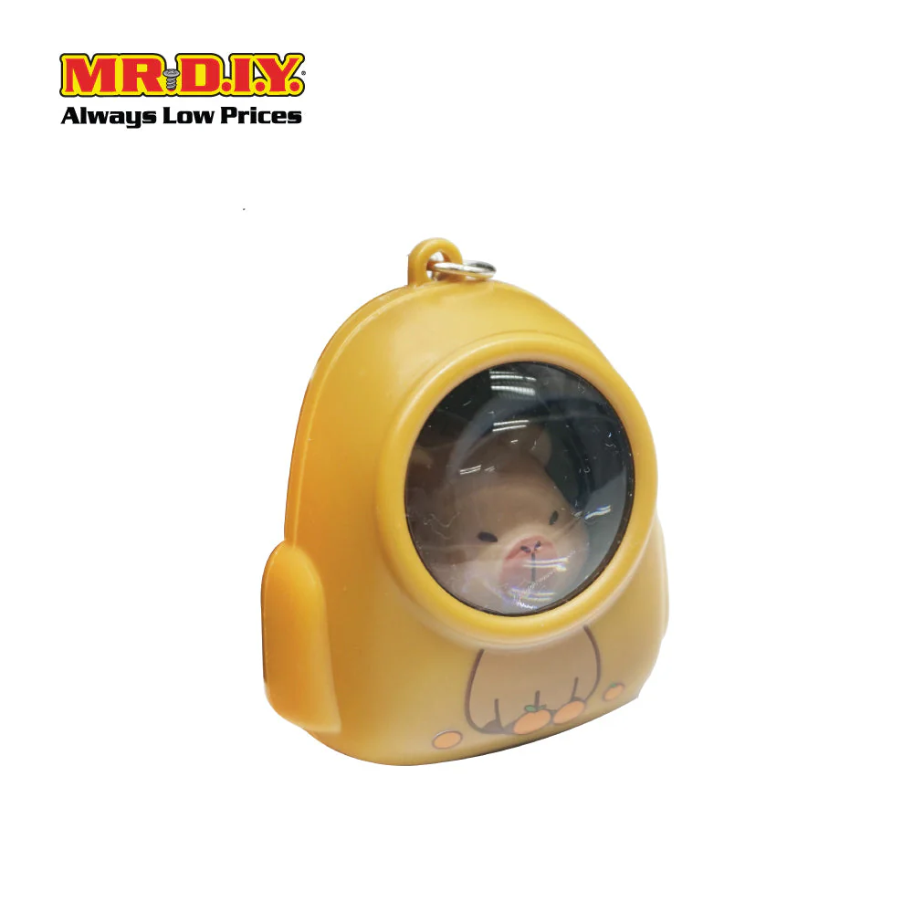 (MR.DIY) Cartoon Capybara LED Keychain (L11cmxH4cmxW4.8cm) - Image 2