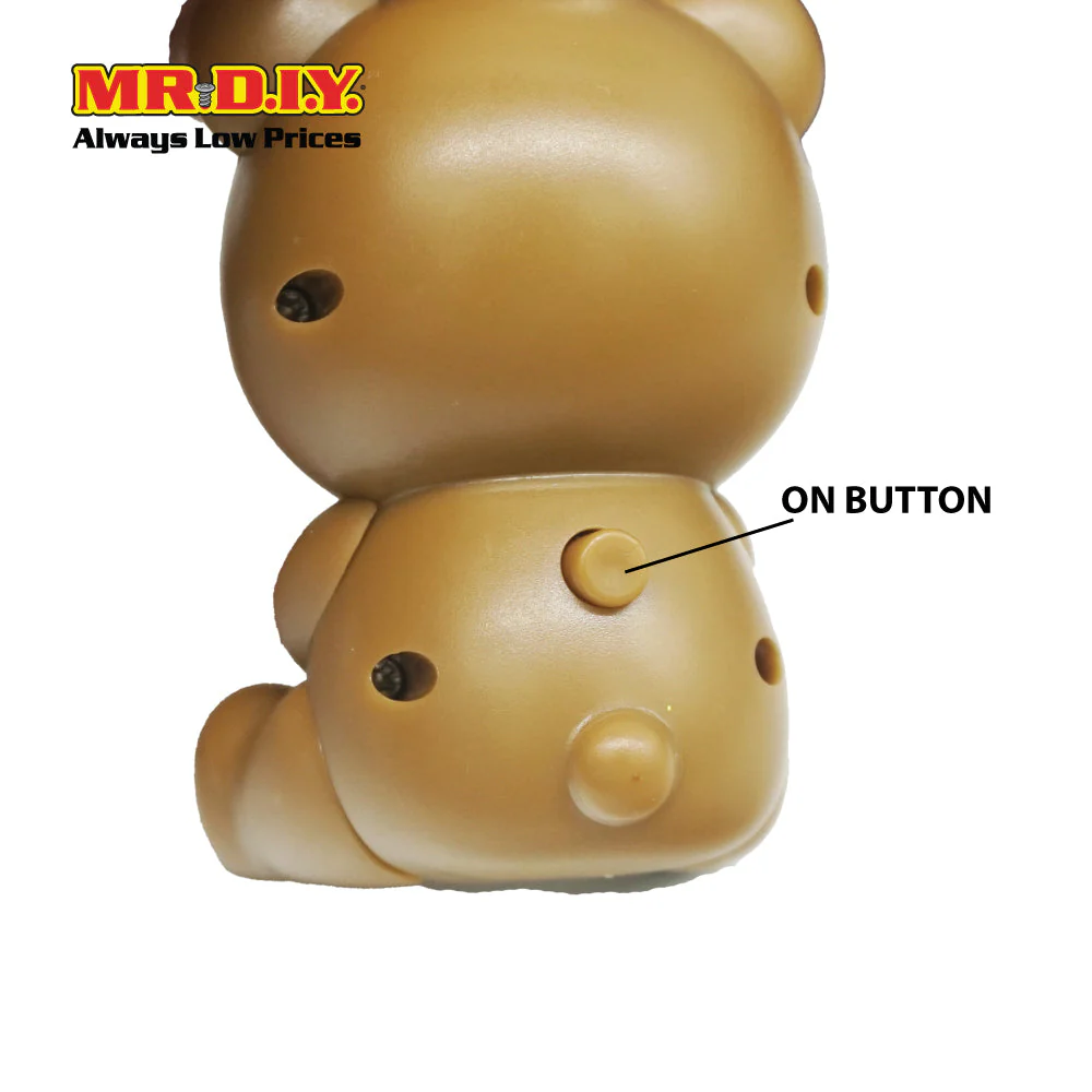 (MR.DIY) Cartoon Capybara LED Keychain (L12cmxH4cmxW4.5cm) - Image 3