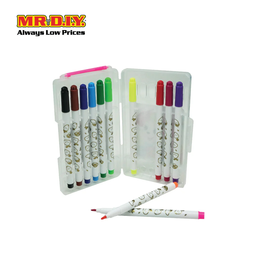 (MR.DIY) Colorful Watercolor Pen (12pcs) - Image 4