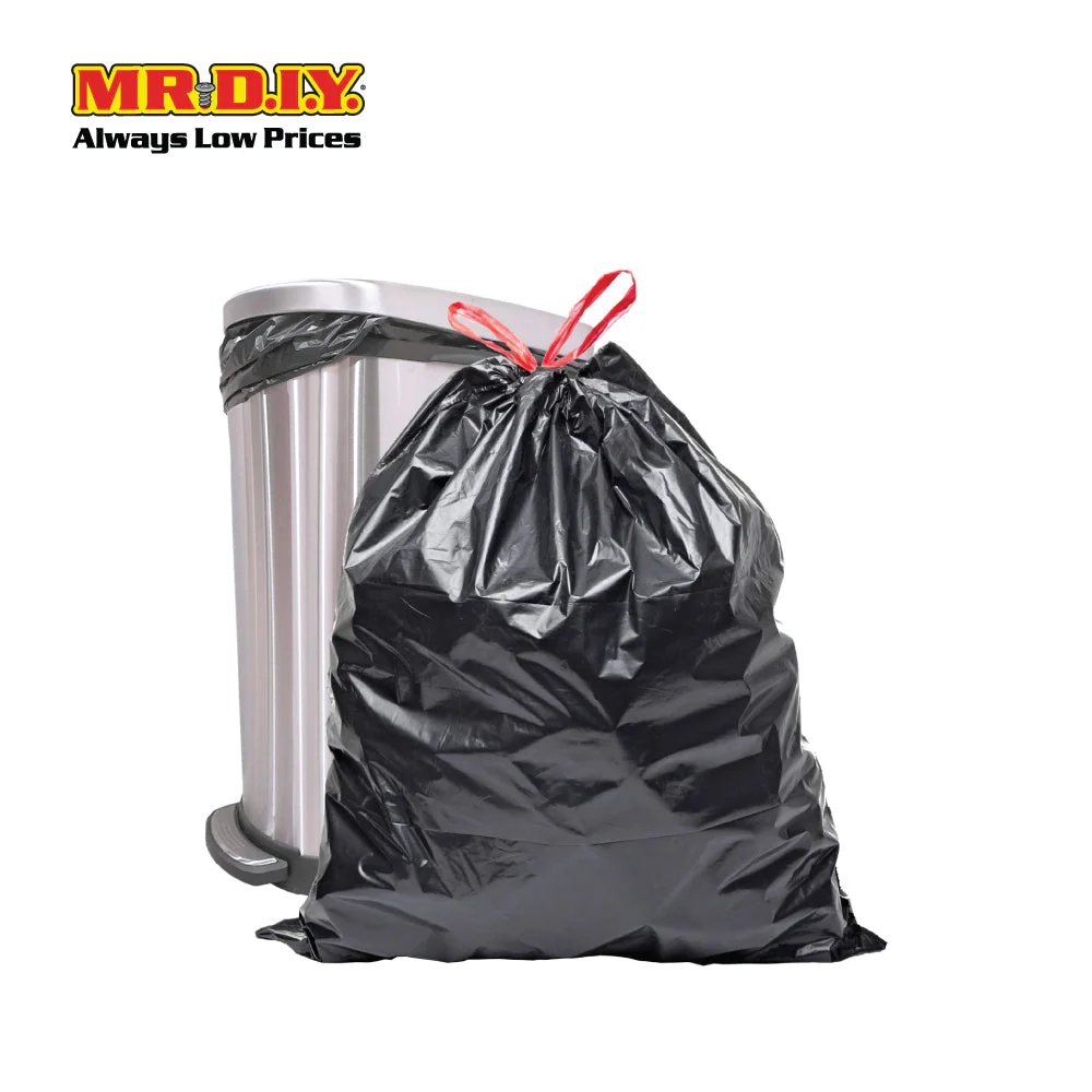 (MR.DIY) Drawstring Plastic Garbage Bag (15pcs) - Image 5