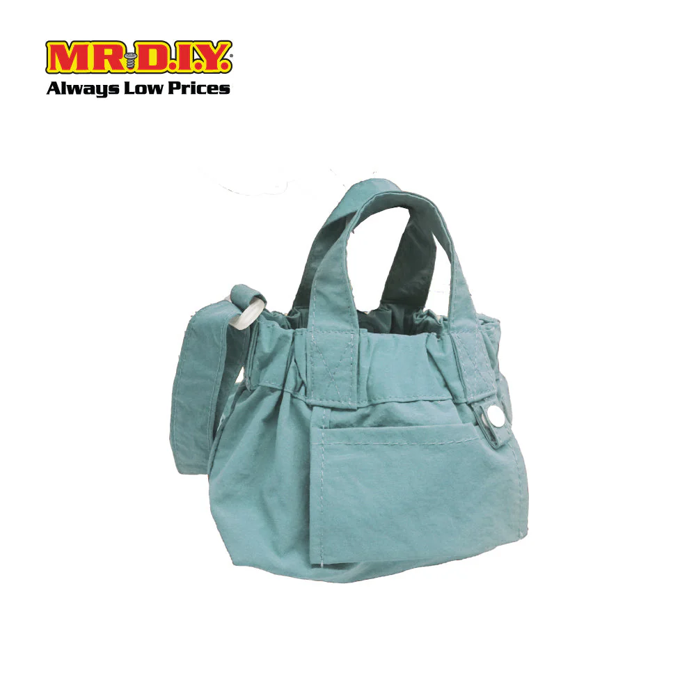 (MR.DIY) Dumpling Bag with adjustable strap (L15cm x W12cm x H9cm) - Light Blue - Color Series - Image 4