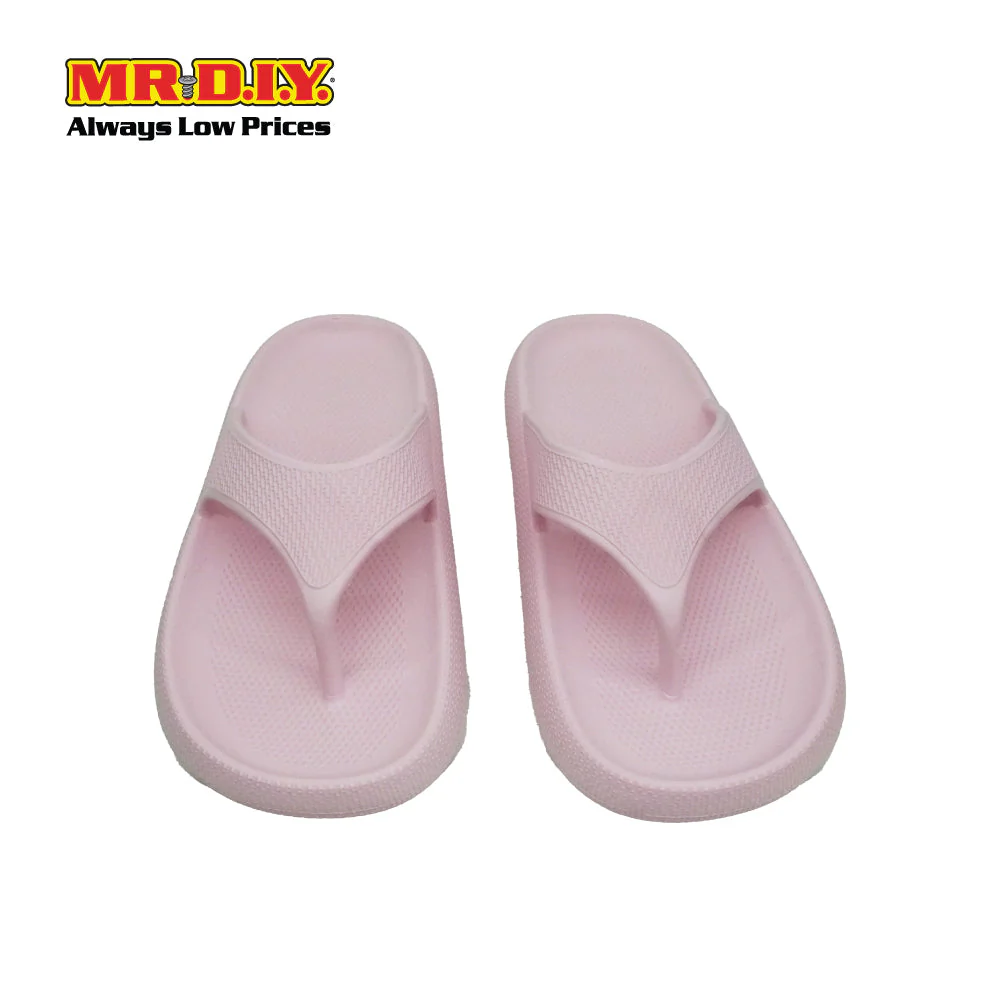 (MR.DIY) EVA Unisex Anti Slippery Flip-Flops Slippers - Light Pink - Color Series - Image 5
