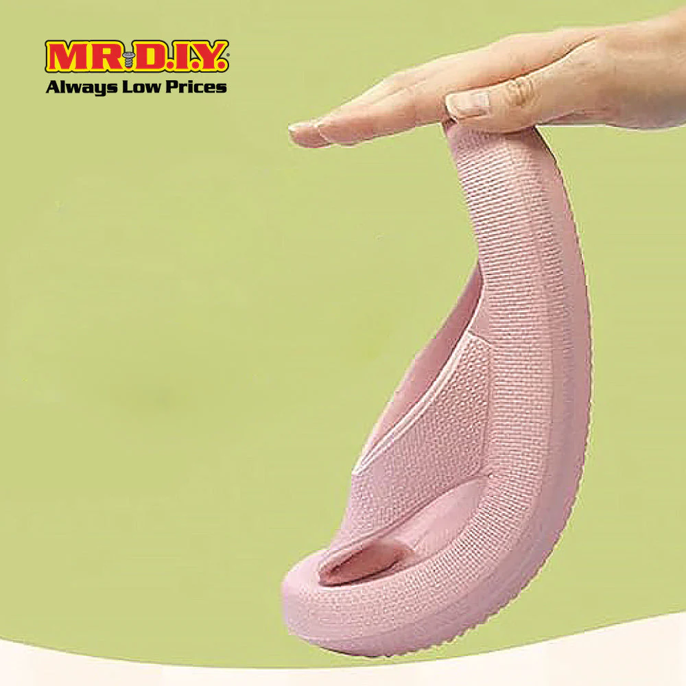 (MR.DIY) EVA Unisex Anti Slippery Flip-Flops Slippers - Light Pink - Color Series - Image 7