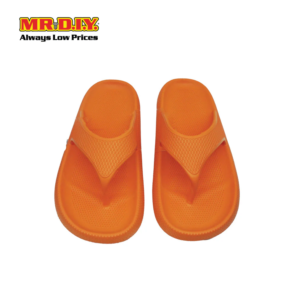 (MR.DIY) EVA Unisex Anti Slippery Flip-Flops Slippers - Orange - Color Series - Image 5